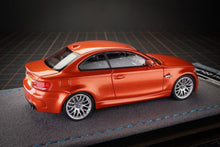 Load image into Gallery viewer, Mortal 1:64 Orange 1M E82 Coupe Sports Model Diecast Metal Car New Collection
