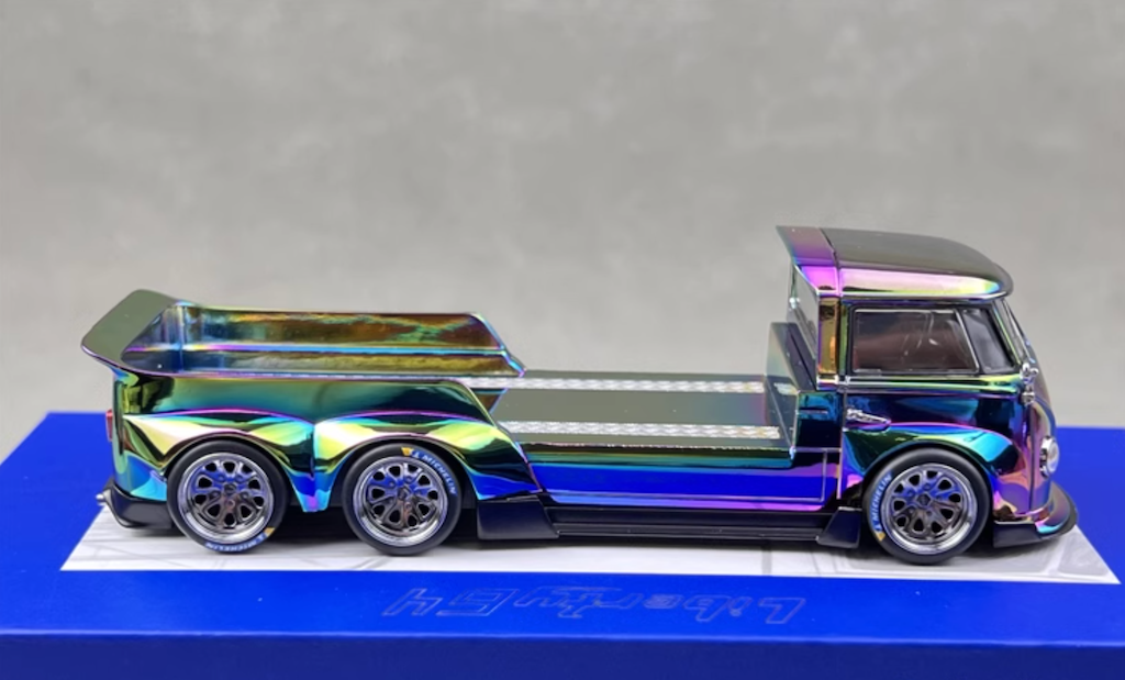 Liberty 1:64 VW T1 6x6 Flatbed Tow Truck Sports Model Diecast