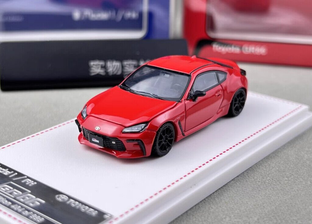 FH 1:64 Red JDM GR86 ZN8 Coupe Sports Model Diecast Metal Car New Collection