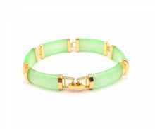 Load image into Gallery viewer, Nature Jade Beaded Bracelet Jewelry Blessing Lucky Fortune Gift For Her Green m
