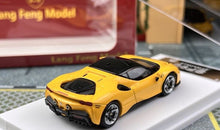 Load image into Gallery viewer, LF 1:64 Yellow SF90 Stradale Super Racing Sports Model Diecast Metal Car New
