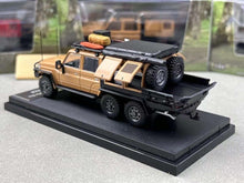 Load image into Gallery viewer, AB 1:64 Yellow Land Cruiser J70 LC79 Pickup Truck 6x6 Model Diecast Metal Car
