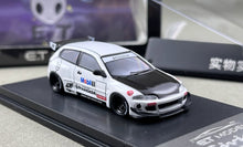 Load image into Gallery viewer, ET 1:64 White Civic Eg6 MK5 Widebody Sports Model Diecast Metal Car New Collection
