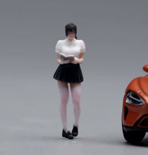 Load image into Gallery viewer, 1:64 Painted Figure Model Miniature Resin Diorama Pretty Girl Beauty Mini Skirt

