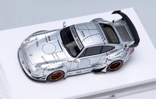 Load image into Gallery viewer, Fuelme 1:64 Silver Phantom RWB 993 Racing Sports Model Diecast Resin Car New
