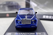 Load image into Gallery viewer, SW 1:64 Blue Phantom VII 7 Luxury Sedan Sports Model Diecast Metal Car New Collection
