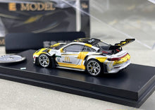 Load image into Gallery viewer, EM 1:64 Yellow 911 GT3 RS Sports Model Diecast Metal Car New Collection
