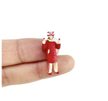 Load image into Gallery viewer, 1:64 Painted Figure Mini Model Miniature Resin Diorama Sand New Year Theme Toy

