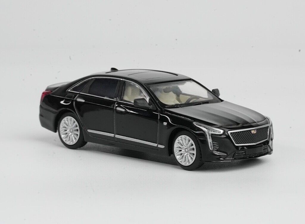 Masdi 1:64 Black CT6 Sedan Sports Model Diecast Metal Car New Collection