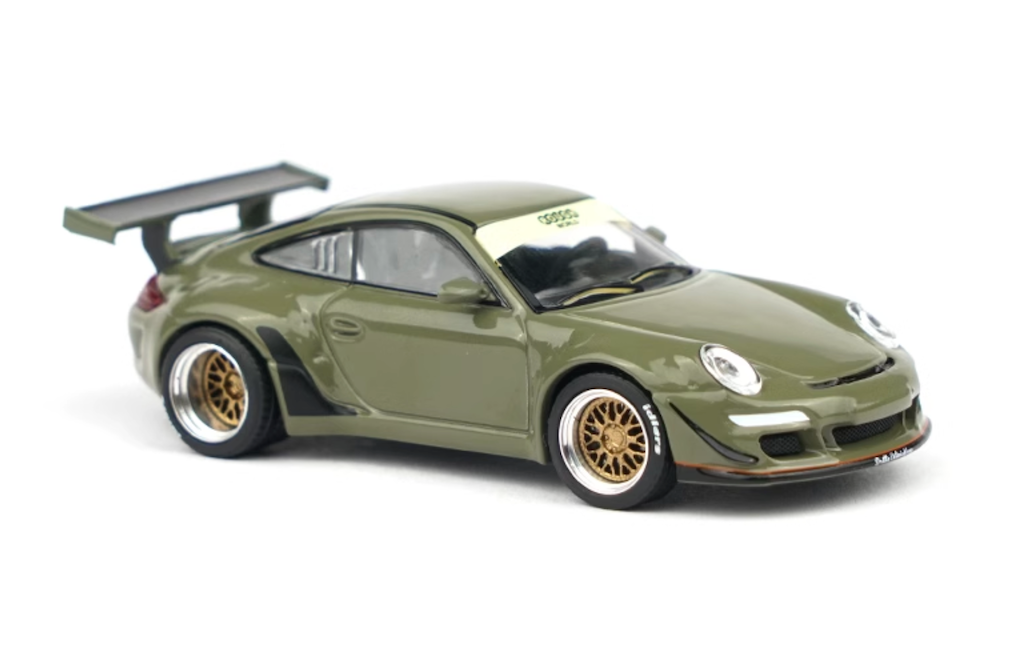 Poprace 1:64 Green RWB 997 Racing Sports Classic Model Diecast Metal C ...
