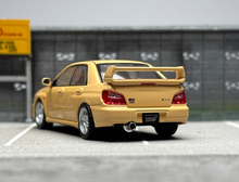 Load image into Gallery viewer, 1:64 Furuya HEC Yellow Impreza WRX STI VII 7 Sedan Model Diecast Metal Car New
