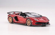 Load image into Gallery viewer, MINIGT 1:64 Red Aventador SVJ Roadster Racing Sport Model Toy Metal Car 506

