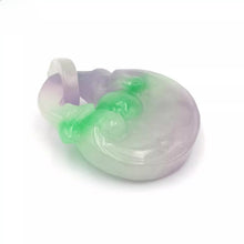 Load image into Gallery viewer, Nature Jade Ingot Pendant Necklace Gift Jewelry charm Blessing Lucky Wealth c
