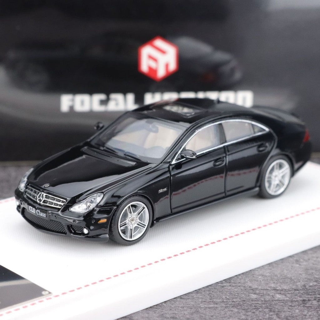 FH 1:64 Black CLS63 AMG MK1 C219 Sedan Sports Model Diecast Metal Car New Collection