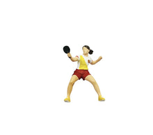 Load image into Gallery viewer, 1:64 Painted Figure Mini Model Miniature Resin Diorama Pingpong Table tennis Set
