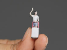 Load image into Gallery viewer, 1:64 Painted Figure Model Miniature Resin Diorama Sand Wave Girl Lady Luggage

