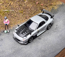 Load image into Gallery viewer, Minigt 1:64 Silver RX-7 FD RE Sports Model Diecast Metal Car New Collection

