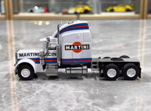Load image into Gallery viewer, 1:64 White Peterbilt 359 Long Semi Truck Sports Model Diecast Metal Car New Collection
