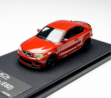 Load image into Gallery viewer, 7cm 1:64 Orange 1M E82 Couple Black Rims Sports Model Diecast Metal Car New Collection
