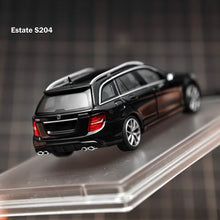 Load image into Gallery viewer, King 1:64 Black C63 AMG Estate S204 Wagon Sports Model Diecast Metal Car New Collection
