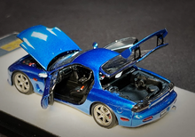 Load image into Gallery viewer, PGM 1:64 Blue JDM RX7 FD 3S Racing Sports Model Diecast Metal Car New Collection
