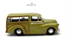Load image into Gallery viewer, 1:76 Green Morris Traveler Wagon Classic Vintage Model Diecast Metal Car New Collection
