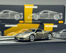 Load image into Gallery viewer, TOC 1:64 Gold FE458 Speciale Sports Model Diecast Metal Car New Collection
