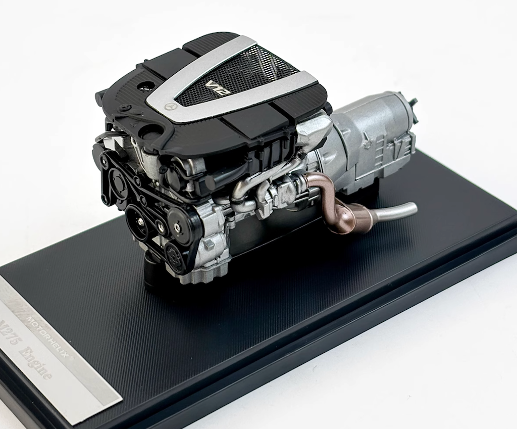 MH 1:18 M275 V12 AMG Engine Model Diecast Metal Car New Collection