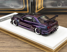 Load image into Gallery viewer, 404Error 1:64 JDM Skyline GTR R34 Racing Sports Model Diecast Resin Car New Collection
