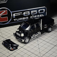 Load image into Gallery viewer, MK 1:64 HEC Black F650 Turbo Pickup Truck Sports Model Diecast Metal Car New Collection
