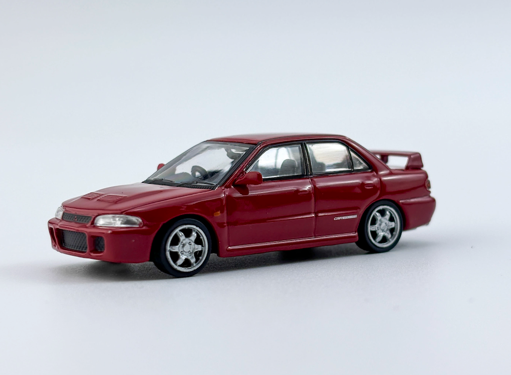 Tarmac 1:64 Red JDM Lancer GSR Evolution Sports Model Diecast Metal Car New Collection