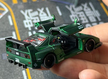Load image into Gallery viewer, DK 1:64 HEC Green F40 LBWK Racing Sports Model Diecast Metal Car New Collection
