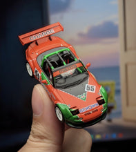 Load image into Gallery viewer, Liomio 1:64 Orange MX5 Miata Roadster Touring #55 Model Diecast Metal Car New Collection
