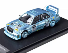 Load image into Gallery viewer, RM 1:64 Ice Blue 190E W201 #65 Sports Sedan Model Diecast Metal Car BN
