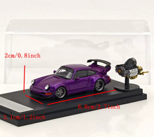 Load image into Gallery viewer, SW 1:64 Purple RWB 964 Engine Sports Model Diecast Metal Car New Collection
