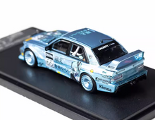 Load image into Gallery viewer, RM 1:64 Ice Blue 190E W201 #65 Sports Sedan Model Diecast Metal Car BN
