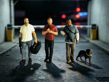 Load image into Gallery viewer, 1:64 Painted Figure Mini Model Miniature Resin Diorama Robber Gangster Set Men
