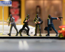 Load image into Gallery viewer, 1:64 Painted Figure Model Miniature Resin Diorama Sand Ferocious Bandit Man Toy
