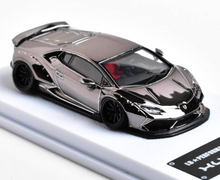 Load image into Gallery viewer, MJ 1:64 Plating Black LP610 Huracan Sports Model Diecast Resin Car New Collection
