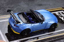 Load image into Gallery viewer, YM 1:64 Blue Miata MX5 Pandem Roadster Convertible Model Diecast Resin Car New
