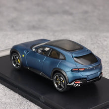 Load image into Gallery viewer, Funny 1:64 Matte Blue F Purosangue SUV Luxury Sports Model Diecast Metal Car
