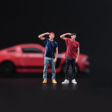 Load image into Gallery viewer, 1:64 Painted Unpainted Figure Model Miniature Resin Diorama Boy Touch Head Man New
