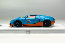 Load image into Gallery viewer, Mortal 1:64 Blue Gulf Veyron SS Racing Sports Model Diecast Metal Car New Collection
