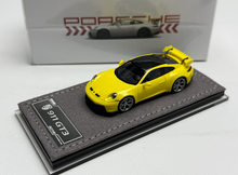 Load image into Gallery viewer, ZJWJ 1:64 Yellow 911 GT3 Sports Model Diecast Resin Car New Collection
