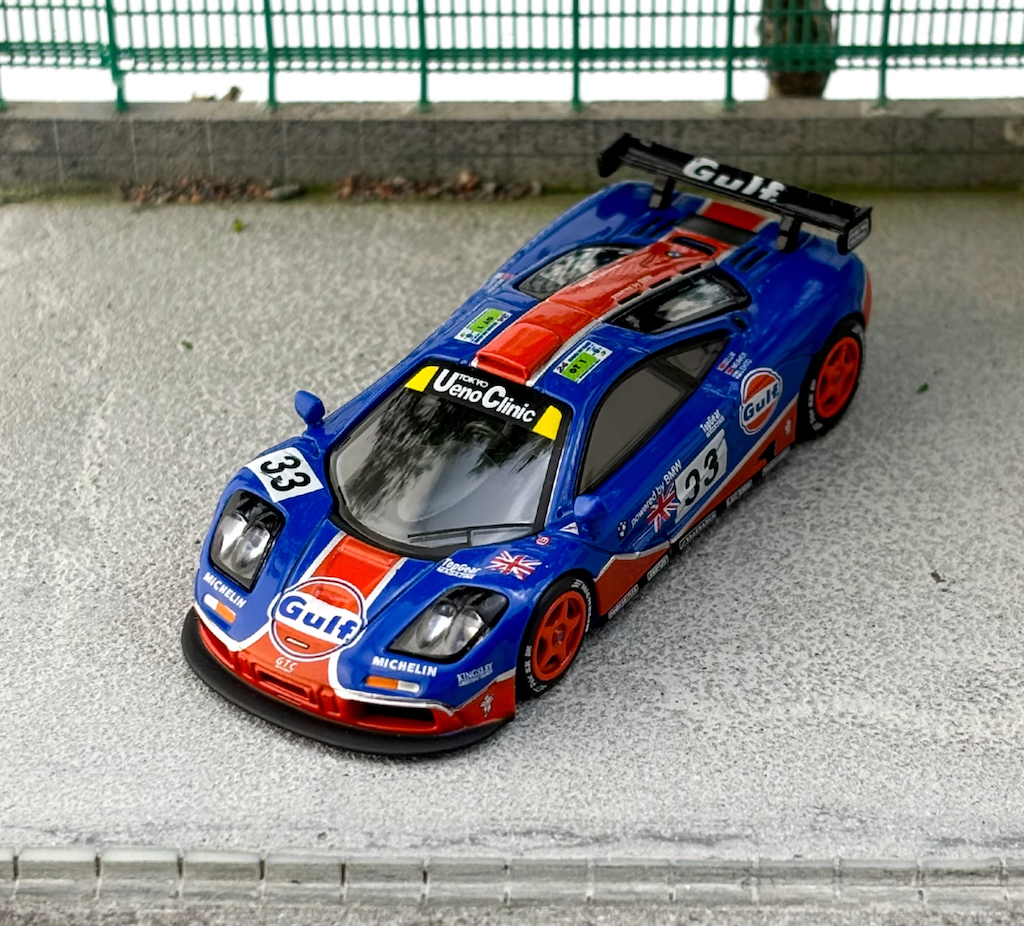 MINIGT 1:64 1996 Le Mans F1 GULF #33 Sport Model Diecast Metal Car New Collection