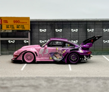 Load image into Gallery viewer, SW 1:64 Pink Dragon Ball RWB 993 911 Racing Sports Model Diecast Metal Car New Collection
