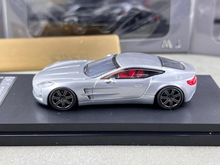 Load image into Gallery viewer, MJ 1:64 Silver One-77 V12 Coupe Super Racing Sport Model Diecast Metal Car New Collection
