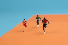 Load image into Gallery viewer, 1:64 Painted Figure Model Miniature Resin Diorama Sand Runners Running Athletes
