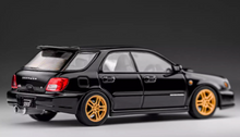 Load image into Gallery viewer, 1:64 Furuya Black Impreza WRX STI VII 7 Wagon Sport Model Diecast Metal Car New
