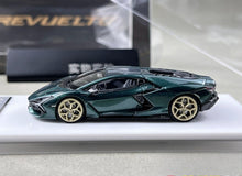 Load image into Gallery viewer, Zincit 1:64 Dark Green Revuelto V12 Racing Sports Model Diecast Metal Car New Collection
